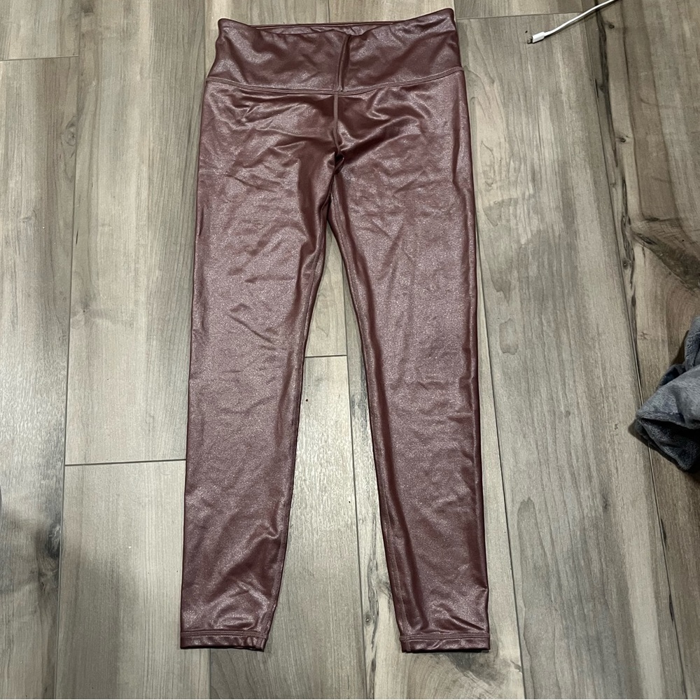Athleta Metallic Leggings